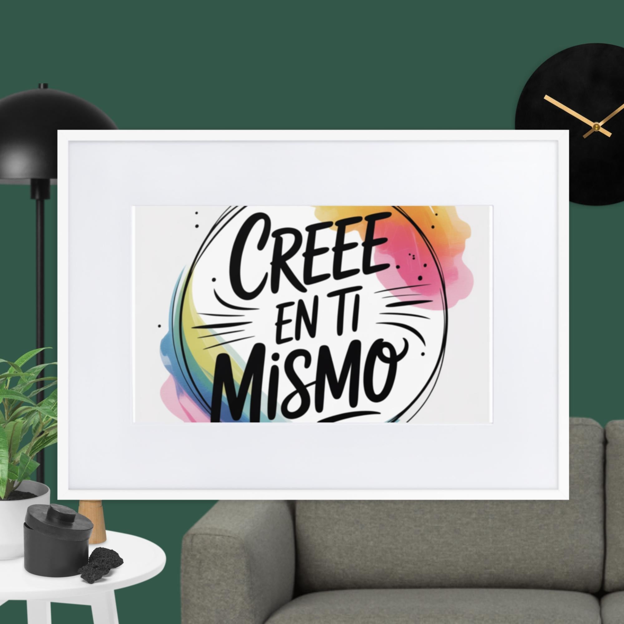 Póster enmarcado, lienzo,Arte