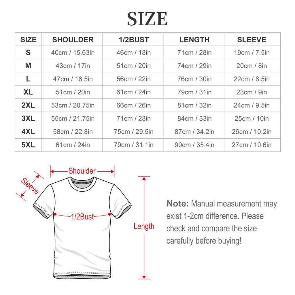 DTF 180gsm Short Sleeve Cotton Crewneck T-Shirt for Men Women (Front Printing)