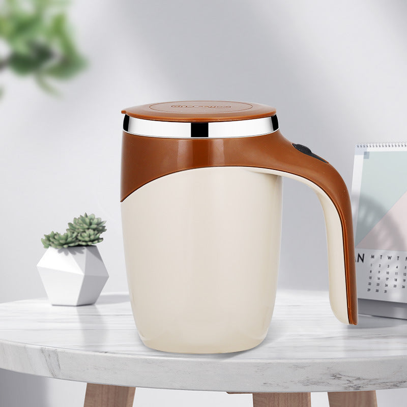Modelo recargable Taza de agitación automática Taza de café Taza de agitación eléctrica de alto valor Batido perezoso Taza de agua magnética giratoria