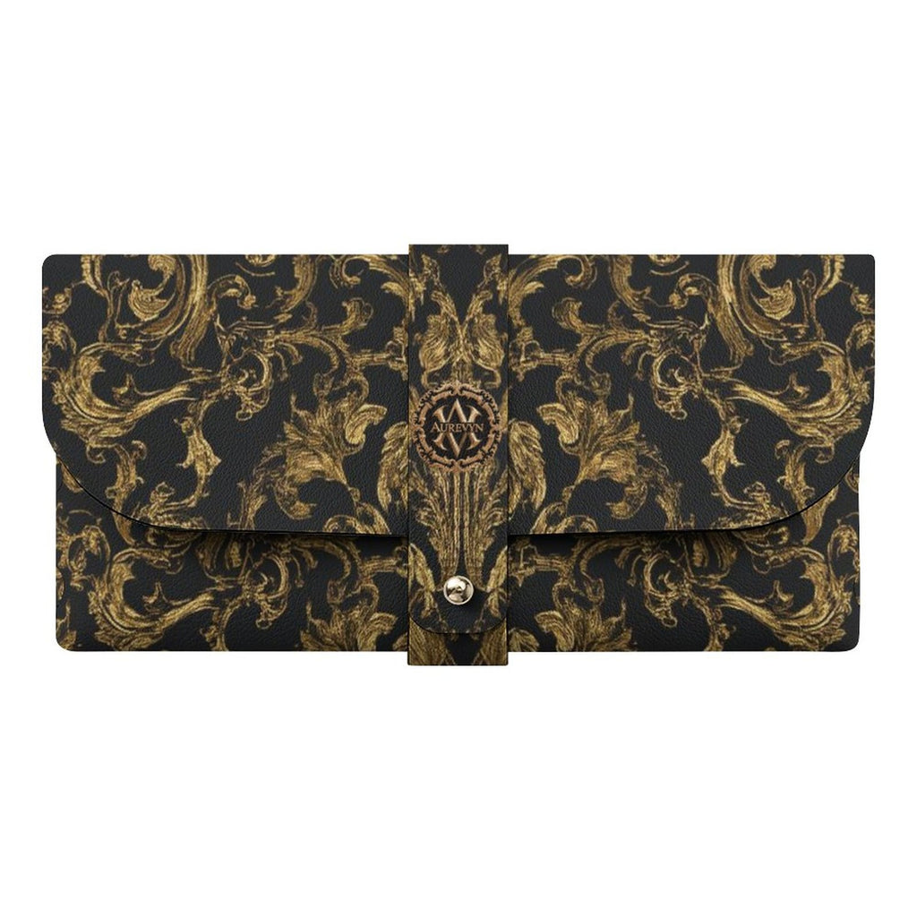 Descripción del producto (Estuche de gafas de cuero PU) AUREVYN