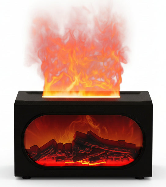 Humidificador Difusor de Aromas con Llama LED