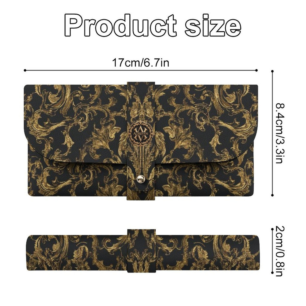 Descripción del producto (Estuche de gafas de cuero PU) AUREVYN